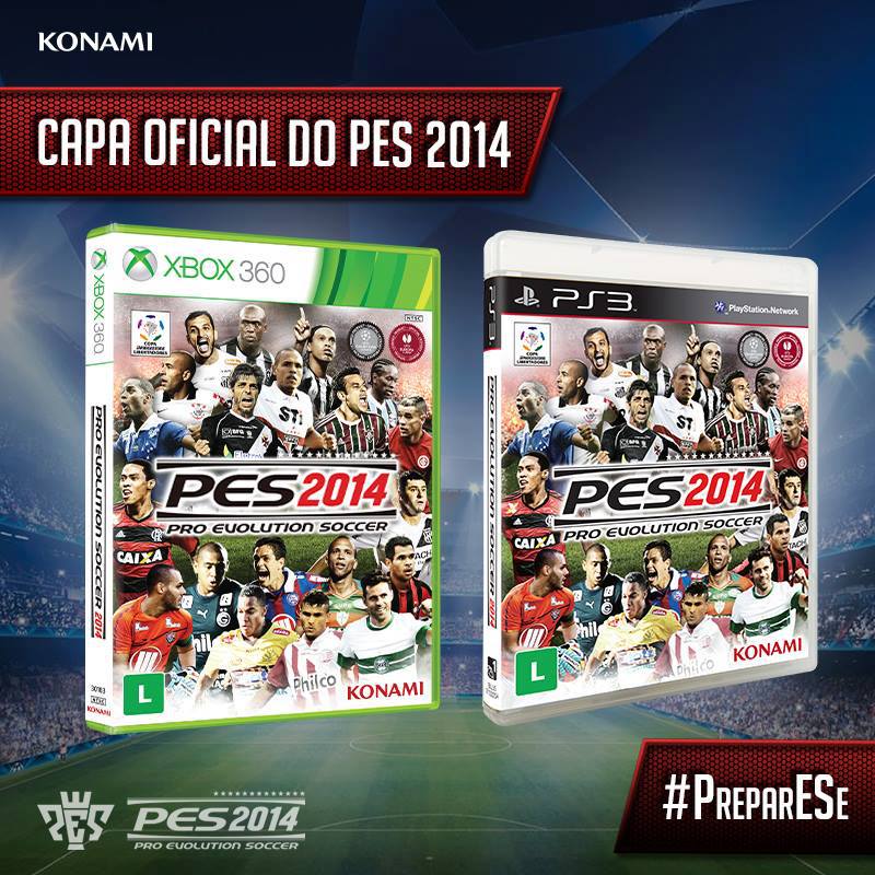 Konami revela as capas do Pro Evolution Soccer (PES) 2014 - Gamer Spoiler