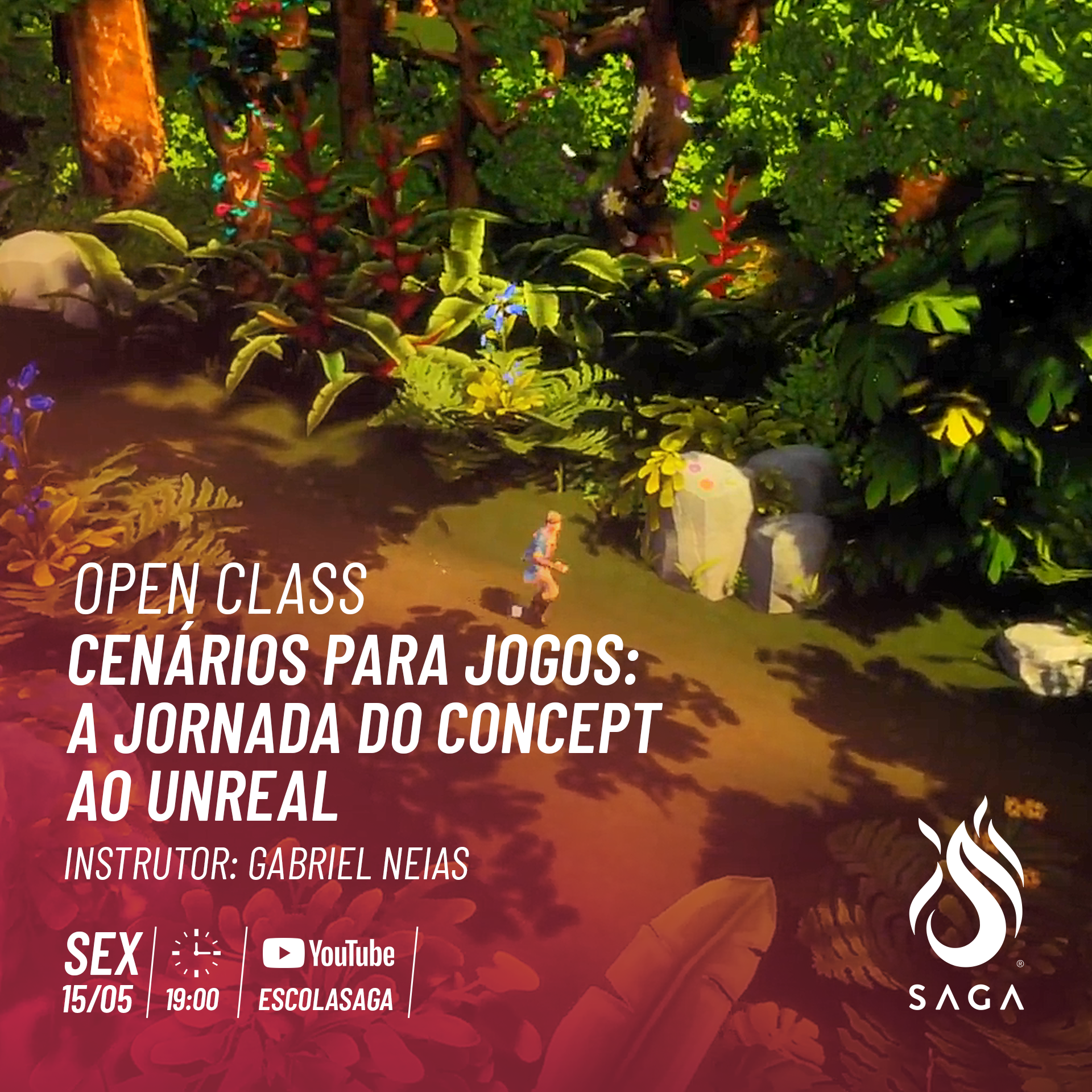 Saga Oferece Aula Aberta Sobre Desenvolvimento De Cenário Para Games Nesta Sexta Feira às 19h 0213